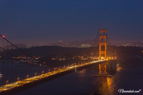 Golden Gate Bridge During Sunset