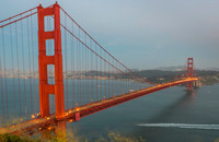 Golden Gate Bridge During Sunset