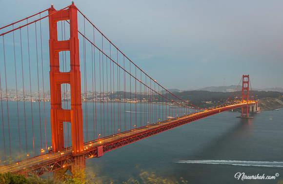 Golden Gate Bridge During Sunset