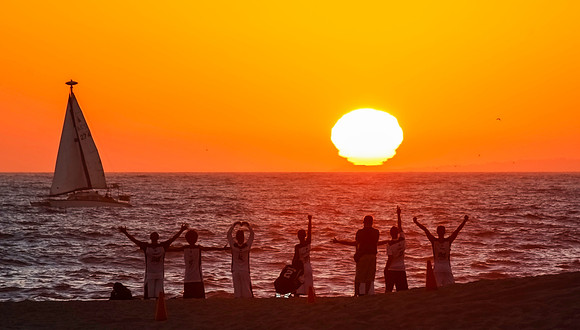 Venice Beach Sun Set